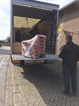 Levering van de nieuwe banken/stoelen